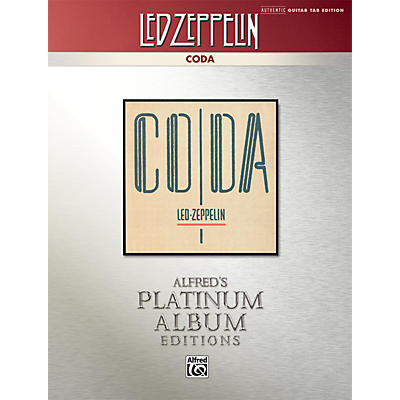 Alfred Led Zeppelin - Coda Platinum Guitar Book