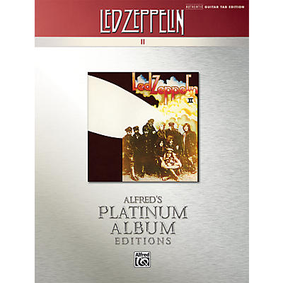 Alfred Led Zeppelin II Guitar Tab Platinum Edition Book