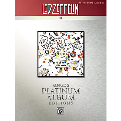 Alfred Led Zeppelin III Guitar Tab Platinum Edition Book