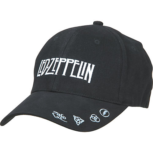 Led Zeppelin Symbols Brim Flexfit Hat