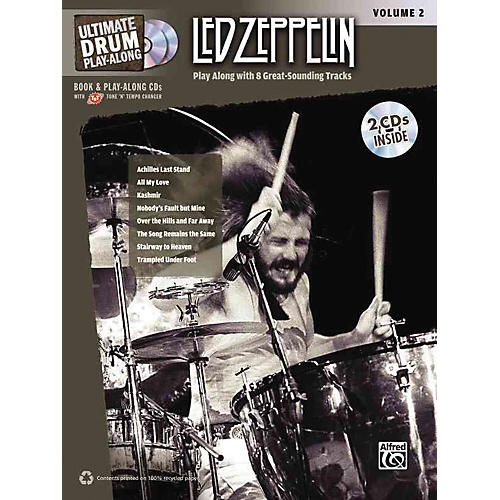 Led Zeppelin Ultimate Play Along Drums Volume 2 with 2 CD's