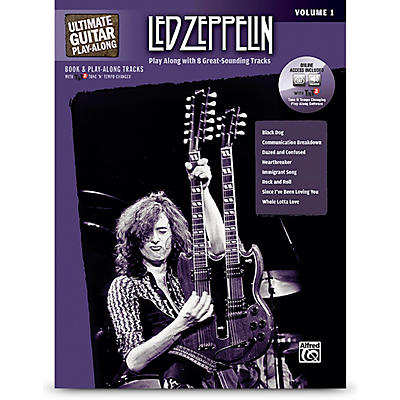 Alfred Led Zeppelin Ultimate Play Along Guitar Volume 1 With Online Audio
