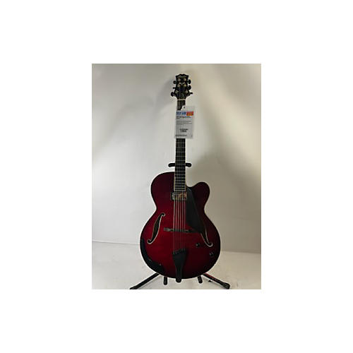 PEERLESS Leela Acoustic Electric Guitar Candy Apple Red