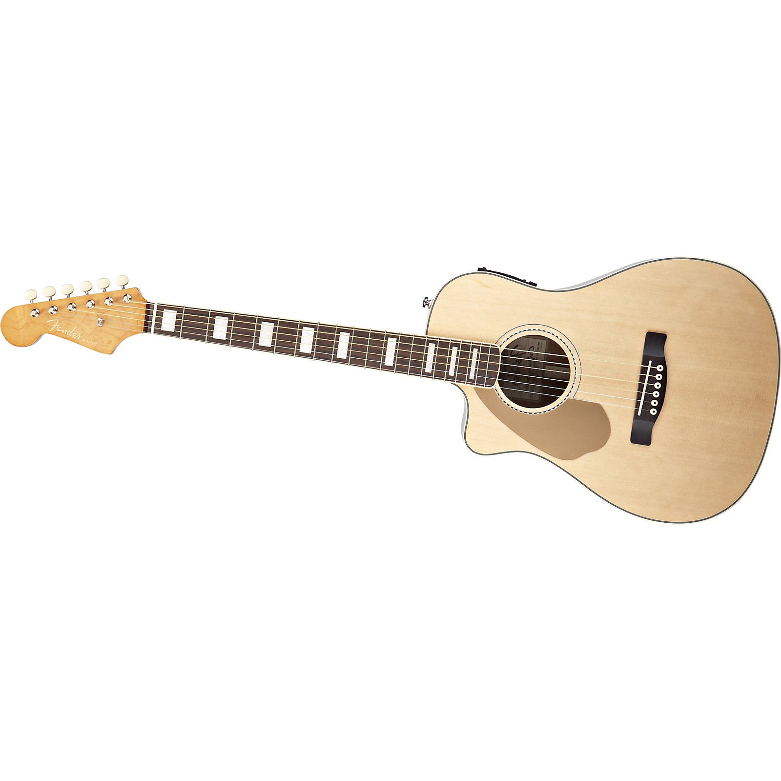 Fender LeftHanded California Series Malibu SCE Cutaway Acoustic