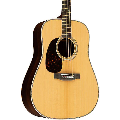 Martin Left-Handed D-28 Modern Deluxe Acoustic Guitar Natural Natural