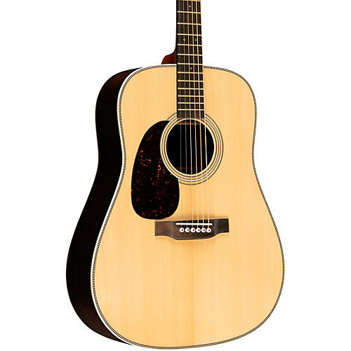 Martin Left-Handed D-28 Modern Deluxe Acoustic Guitar Natural Natural