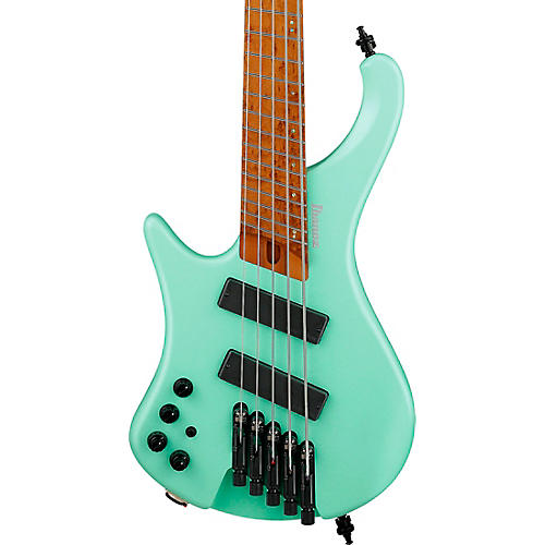 Ibanez Left-Handed EHB1005MSL 5-String Multi-Scale Ergonomic Headless Bass Condition 1 - Mint Sea Foam Green Matte