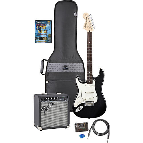 Left Handed Standard Strat Electric Guitar Pack with DVD