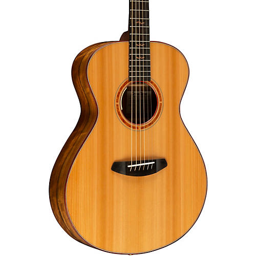 Breedlove Legacy Sunken Red Cedar-Ovangkol Thinline Concert Acoustic-Electric Guitar Natural