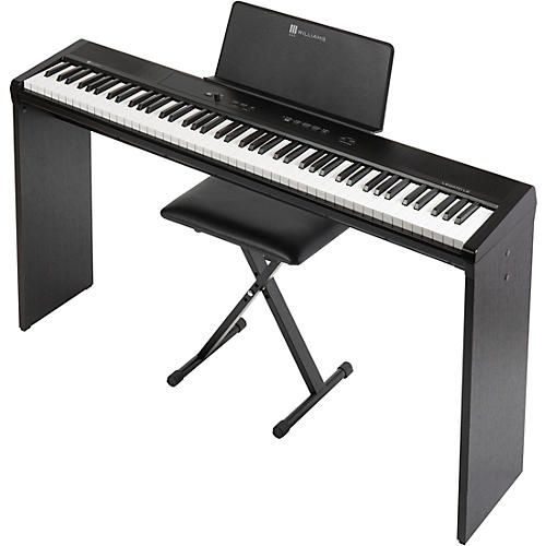 Williams Legato LE Pack 88-Key Digital Piano With Power Supply, Sustain Pedal, Wooden Stand & Bench Condition 1 - Mint