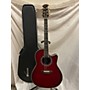 Used Ovation Legend 2077AX Acoustic Electric Guitar Wine Red