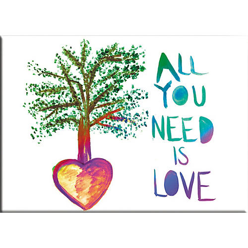 Lennon & McCartney All You Need Is Love Tree Magnet