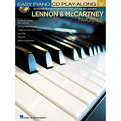 Hal Leonard Lennon & McCartney Favorites - Easy Piano CD Play-Along Volume 24 Book/CD