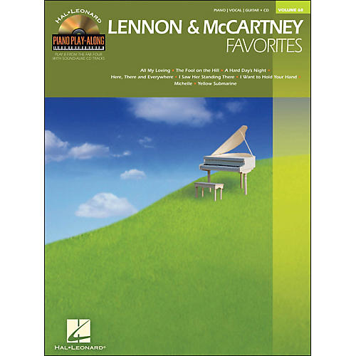 Lennon & McCartney Favorites - Piano Play-Along Volume 68 (CD/Pkg) arranged for piano, vocal, and guitar (P/V/G)