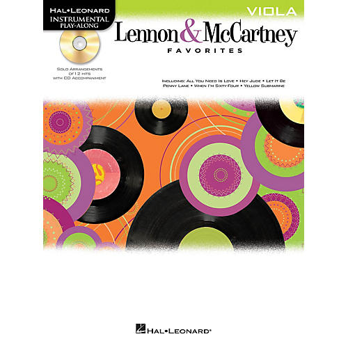Lennon & McCartney Favorites (Viola) Instrumental Play-Along Series Softcover with CD by John Lennon