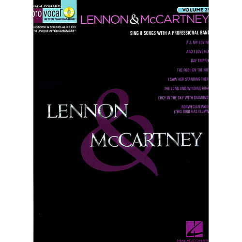 Lennon & McCartney Vol 4 - Pro Vocal Songbook & CD Volume 25