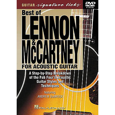 Hal Leonard Lennon & McCartney for Acoustic Guitar DVD