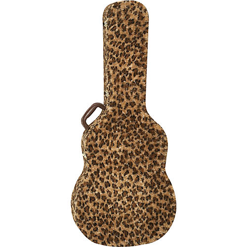Leopard Fur Fuzzy Acoustic Guitar Case