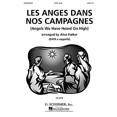 G. Schirmer Les Anges Dans Nos Campagnes (SSATB a cappella) SSATB A Cappella