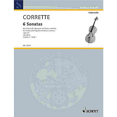 Schott Les Délices de la Solitude, Op. 20 (Six Sonatas - Volume 1) Schott Series