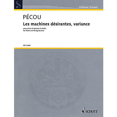 Hal Leonard Les Machines Desirantes, Variance For Piano And String Quartet, Score And Parts Ensemble Series Softcover