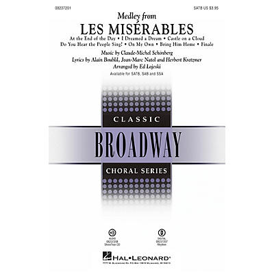 Hal Leonard Les Misérables (Choral Medley) Digital Instrumental Pak Rhyth Arranged by Ed Lojeski