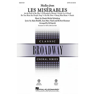 Hal Leonard Les Misérables (Choral Medley) ShowTrax CD Arranged by Ed Lojeski