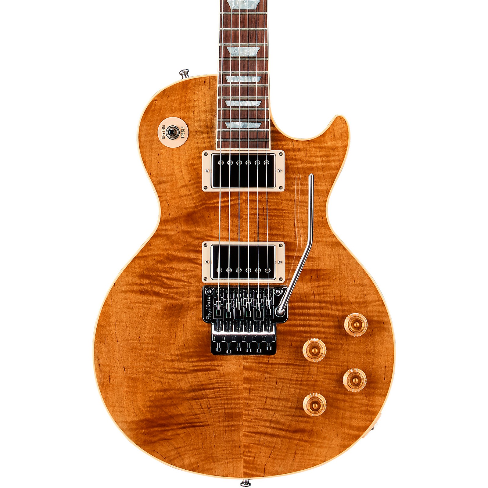 Gibson Custom Les Paul Axcess Standard Figured Floyd Rose Electric Guitar DC Rust Musician's