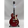 Used Gibson Les Paul Classic Solid Body Electric Guitar Flat Red