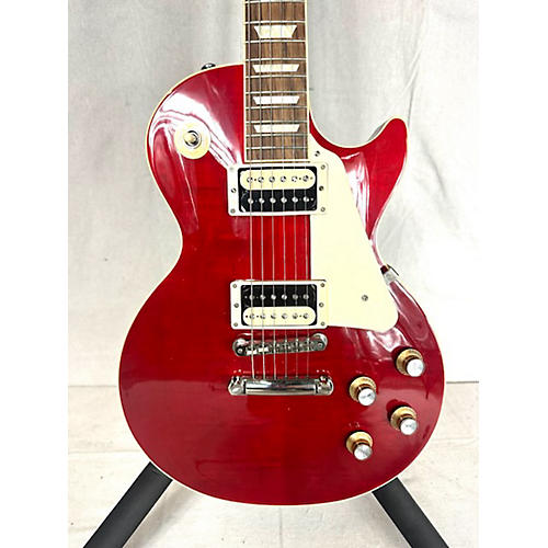 Gibson Les Paul Classic Solid Body Electric Guitar TRANSPARENT CHERRY