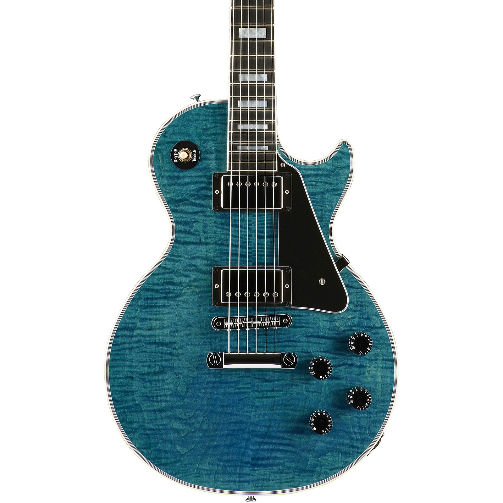 Gibson Custom Les Paul Custom - Solid Body Electric Guitar Peacock 5 ...