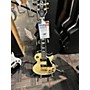 Used Epiphone Les Paul Custom Blackback Pro Solid Body Electric Guitar Cream