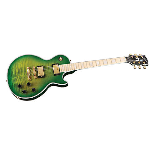 Les Paul Custom Figured Maple Electric Guitar in Iguanaburst
