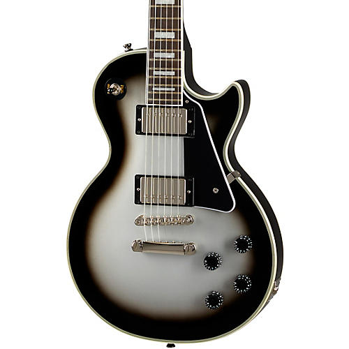 Epiphone Les Paul Custom Limited-Edition Electric Guitar Silver