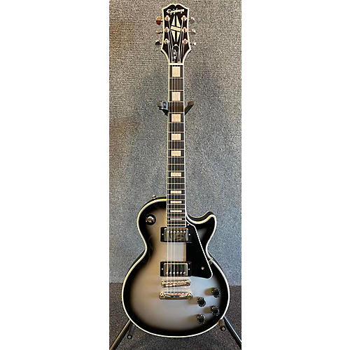 Epiphone Les Paul Custom Limited Edition Solid Body Electric Guitar Silverburst