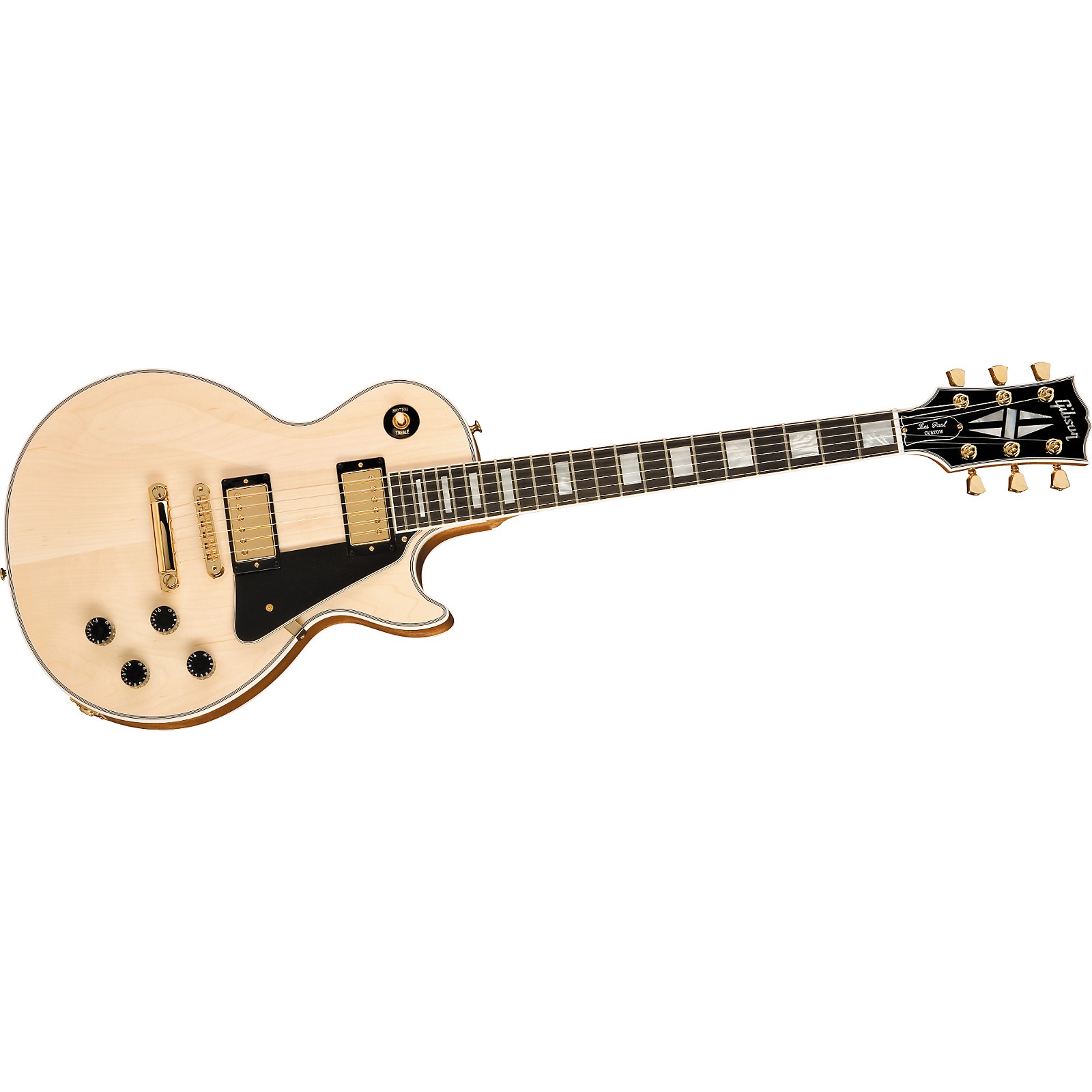 Gibson Custom Les Paul Custom Plain Top Electric Guitar | Musician's Friend