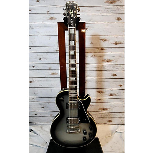 Epiphone Les Paul Custom Pro Solid Body Electric Guitar Silver