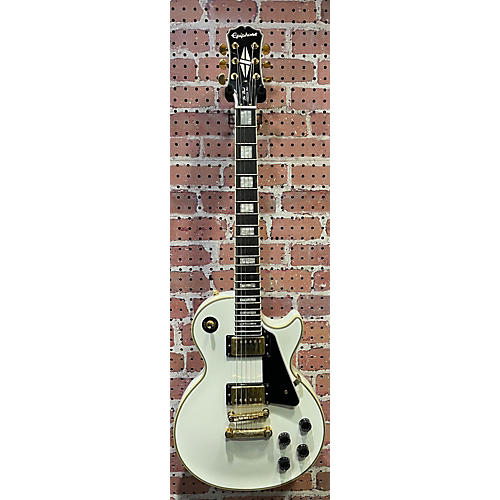 Epiphone Les Paul Custom Pro Solid Body Electric Guitar White