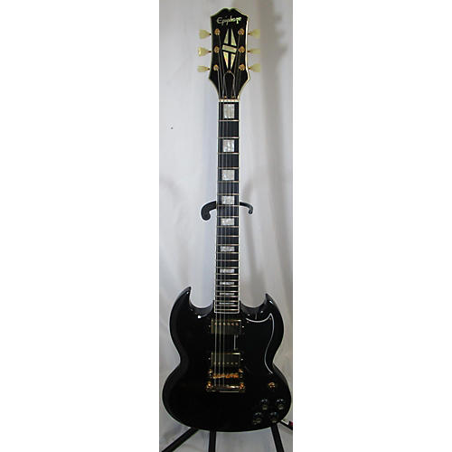 Epiphone Les Paul Custom SG Solid Body Electric Guitar Black and Gold