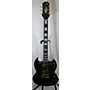 Used Epiphone Les Paul Custom SG Solid Body Electric Guitar Black and Gold