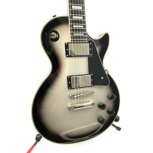 Epiphone Les Paul Custom Solid Body Electric Guitar Silverburst