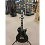 Used Epiphone Les Paul Custom Solid Body Electric Guitar Black and Gold