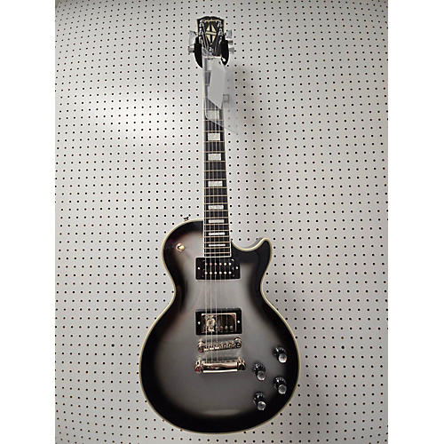 Epiphone Les Paul Custom Solid Body Electric Guitar Black and Silver