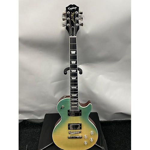 Epiphone Les Paul Modern Sweetwater Exclusive Solid Body Electric Guitar Caribbean Blue Fade