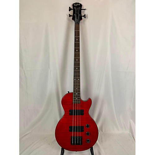 Epiphone Les Paul Special Bass Electric Bass Guitar Trans Red Flame