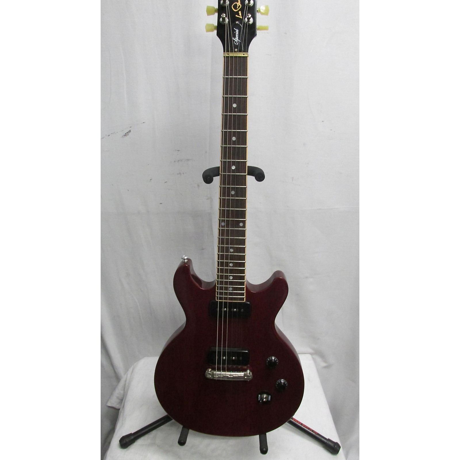 Used Gibson Les Paul Special Double Cut Solid Body Electric Guitar Red