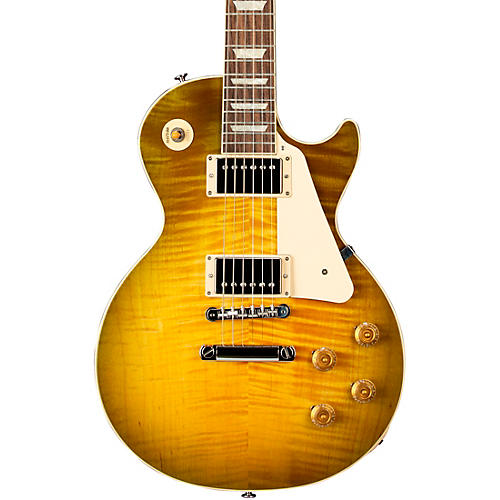 Gibson Les Paul Standard '50s AAA Flame Top Electric Guitar - Green Lemon Fade