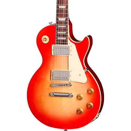 Gibson Les Paul Standard '50s Plain Top Limited-Edition Electric Guitar Washed Cherry Sunburst