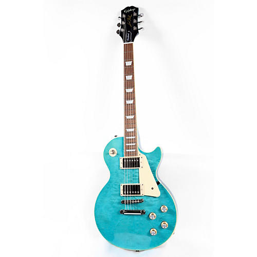Epiphone Les Paul Standard '60s Quilt Top Limited-Edition Electric Guitar Condition 3 - Scratch and Dent Translucent Blue 197881151959