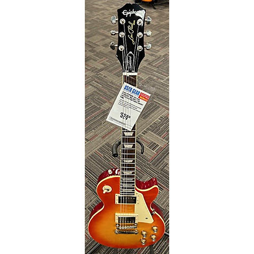Epiphone Les Paul Standard '60s Quilt Top Limited-Edition Solid Body Electric Guitar Faded Cherry Sunburst